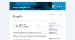 Desktop Screenshot of blogg.adtraction.com