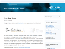 Tablet Screenshot of blogg.adtraction.com
